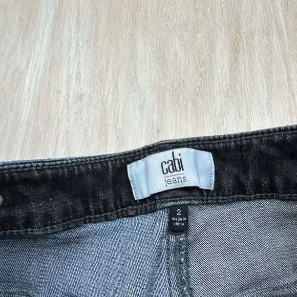 Cabi Park Colorblock Distressed Raw Hem Park Short Shorts Style #5987 Size 2 - Picture 8 of 14